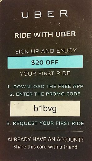 UBER 20% OFF