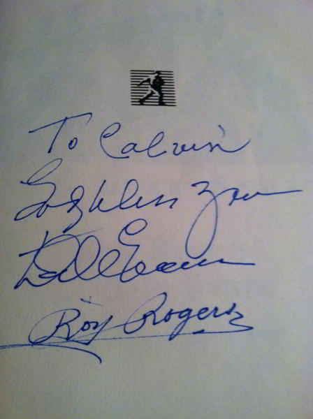 Roy Rogers Note Pic