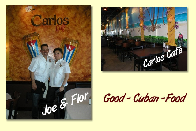 Click for Carlos Cafe' Review!