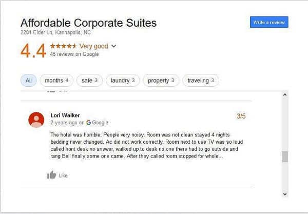 Affordable Corporate Suites Roanoke VA Review Pic!