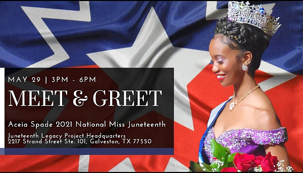 Meet & Greet with 2021 National Miss Juneteenth Aceia Spade Pic