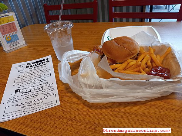 Johnny Rogers BBQ and Burgers Concord NC Travel Review
